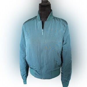 Lululemon Non-Stop Bomber Jacket Green Jasper Size 6